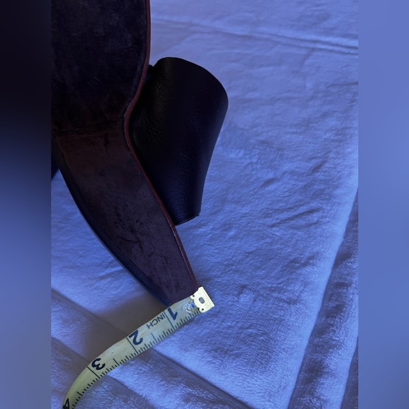 Colin Stuart Suede Mule Platform Sandals Slides Lightweight Size 8 Brown leather - Picture 10 of 16